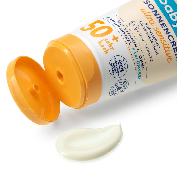 Детски слънцезащитен крем ultra sensitive, SPF 50+, 75 ml