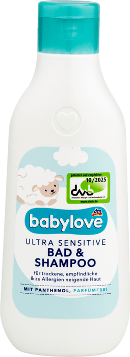 Душ гел и шампоан за коса Ultra Sensitive, 250 ml