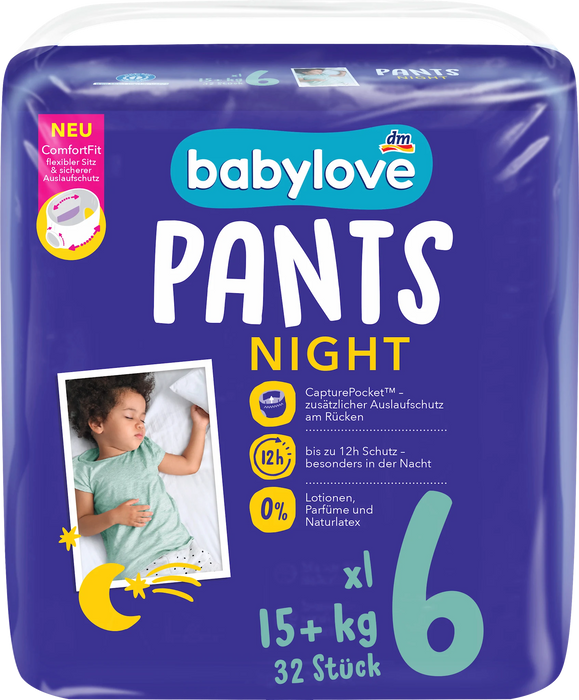 Гащи NIGHT, размер 6 (15+ kg), 32 бр