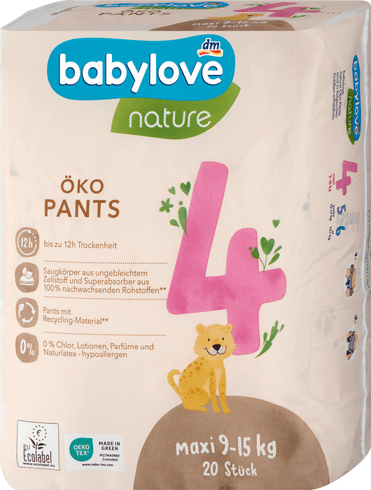 Гащички nature Maxi , размер 4, 9-15kg, 20 бр
