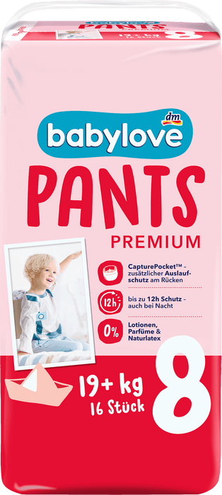 Гащички Premium, размер 8 (19+ kg), 16 бр