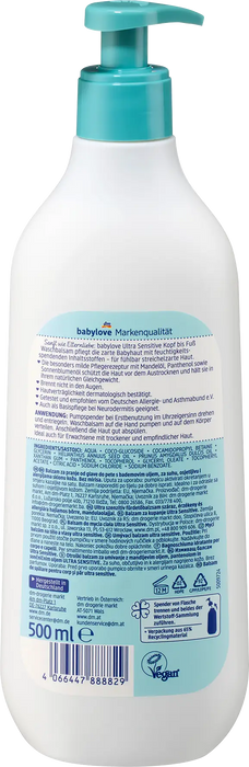Измиващ балсам Ultra Sensitive, 500 ml