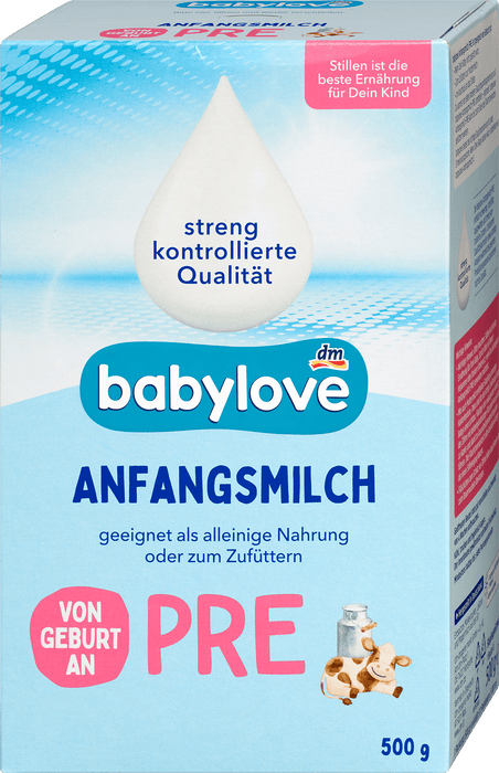 Мляко за начално хранене на кърмачета PRE, 0+м, 500 g