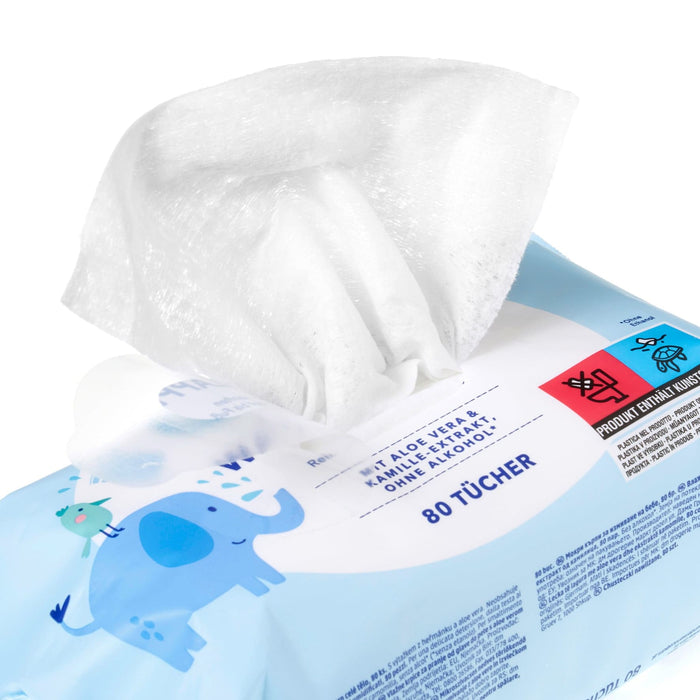 Мокри кърпи за лице и тяло, 80 бр