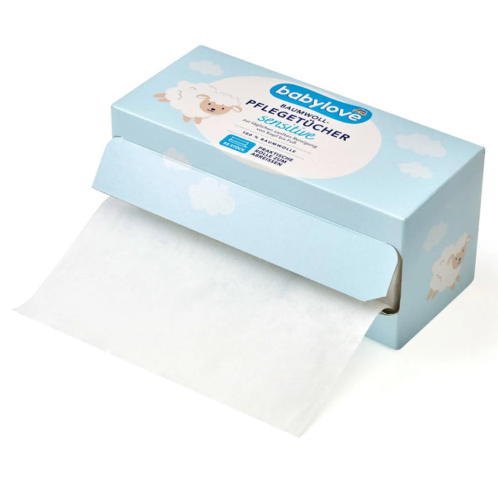 Памучни кърпички за грижа sensitive, 50 бр