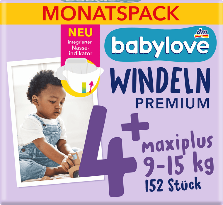 Пелени Premium, размер 4+ Мaxiplus (9-15 kg), 152 бр