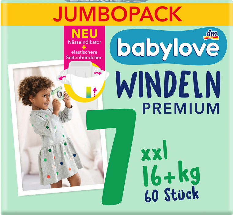Пелени Premium размер 7 XXL, 16+ кг, 60 бр