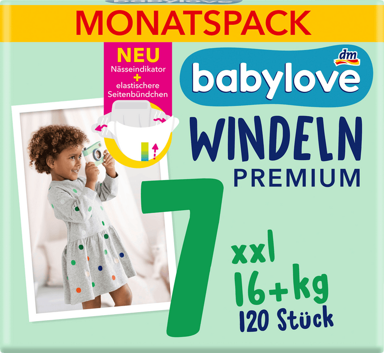 Пелени Premium, размер 7 XXL (16+ kg), 120 бр