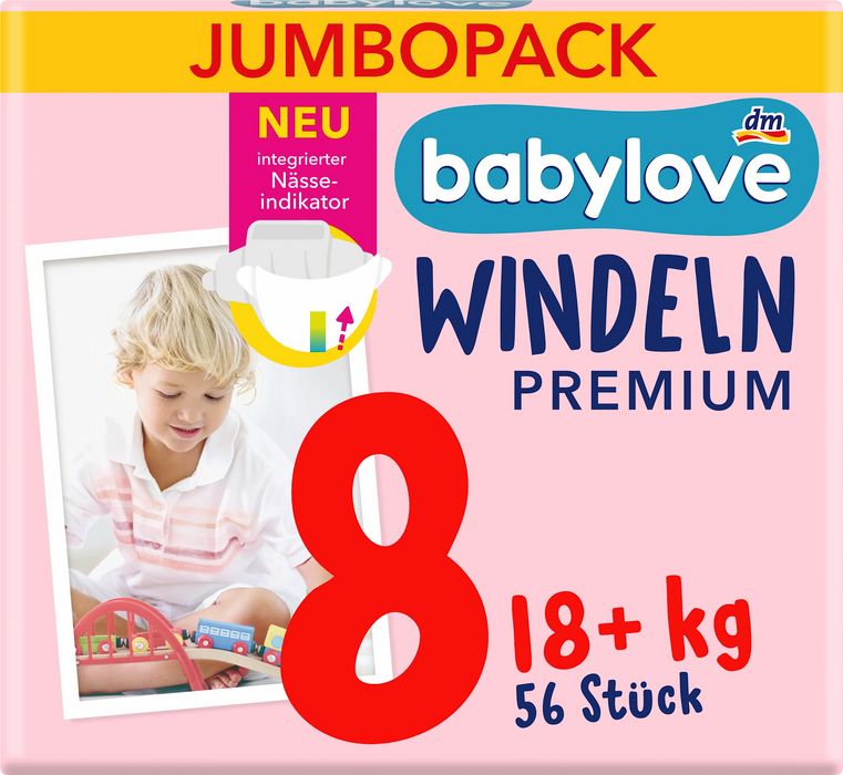 Пелени Premium, размер 8 (18+ kg), 56 бр