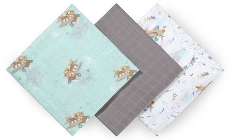 Бамбукови пелени BabyOno - Take Care 397-10, 3 броя, 70x70 cm