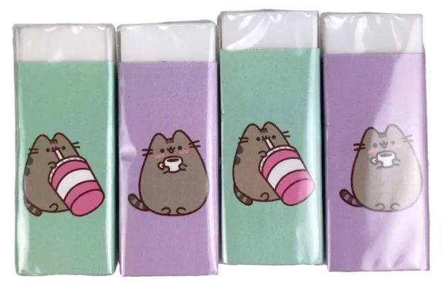 Комплект гуми Back Me Up Pusheen - Candy Shop, 4 броя