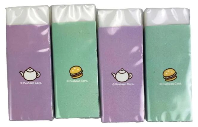 Комплект гуми Back Me Up Pusheen - Candy Shop, 4 броя