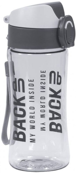 Бутилка за вода BackUp - сива, 400 ml