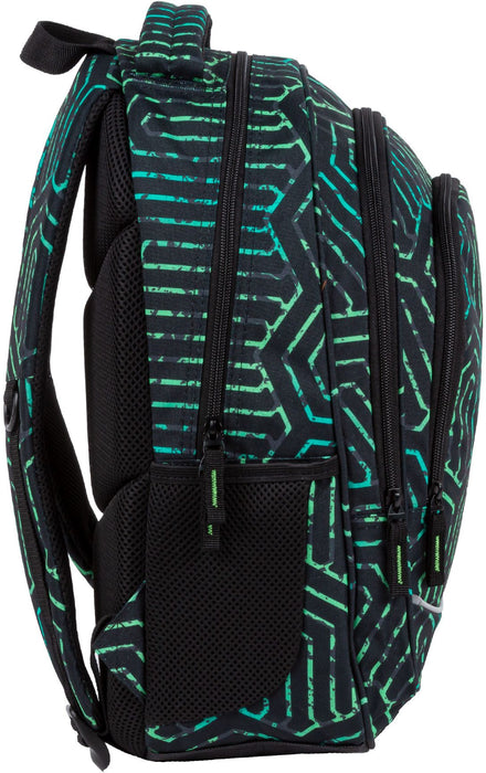 Ученическа раница BackUp X - Antique Green, с 3 отделения