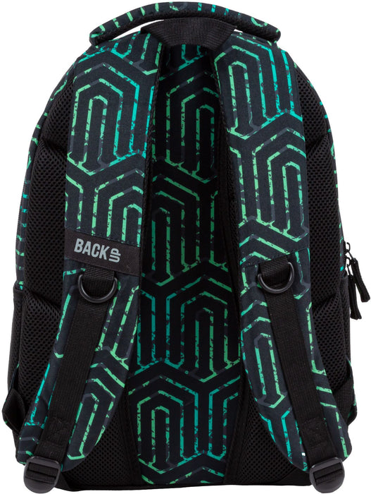 Ученическа раница BackUp X - Antique Green, с 3 отделения