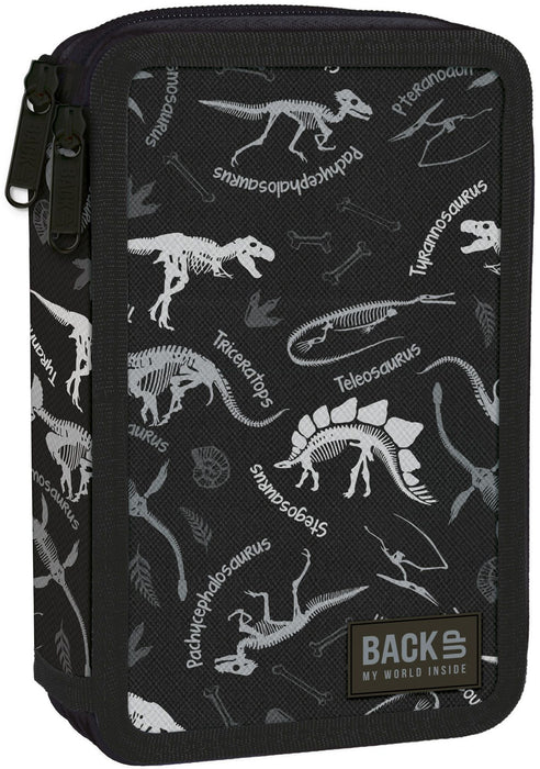 Несесер с пособия BackUp DW - Black Dinosaurs, 2 ципа
