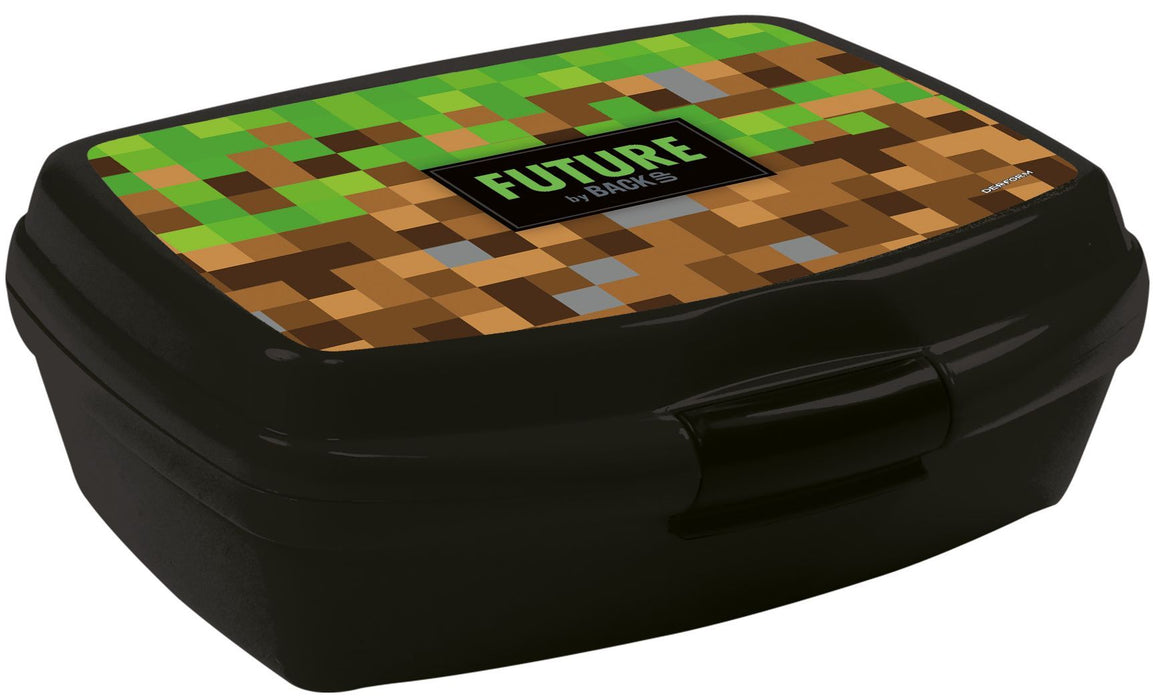 Комплект бутилка и кутия за храна BackUp Future - Pixels