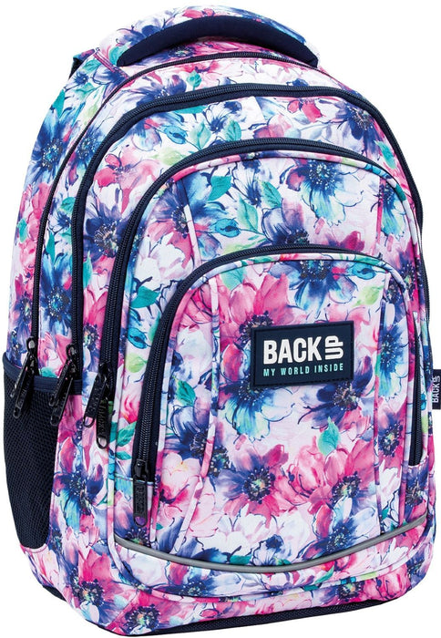 Ученическа раница BackUp A - Bloom, 4 отделения
