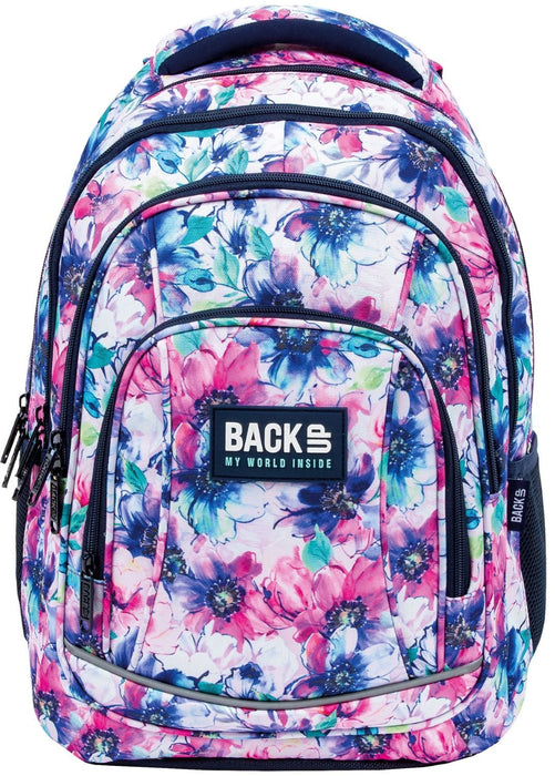 Ученическа раница BackUp A - Bloom, 4 отделения