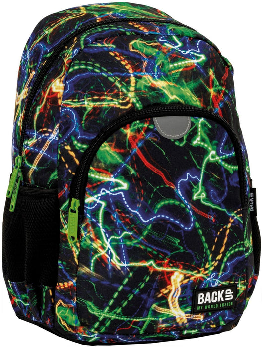 Ученическа раница BackUp T - Neon, с 2 отделения