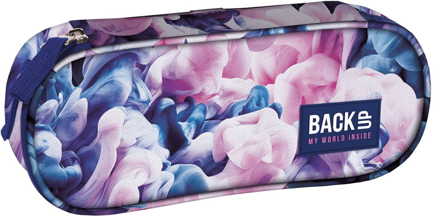 Овален ученически несесер BackUp A - Liquid Colours
