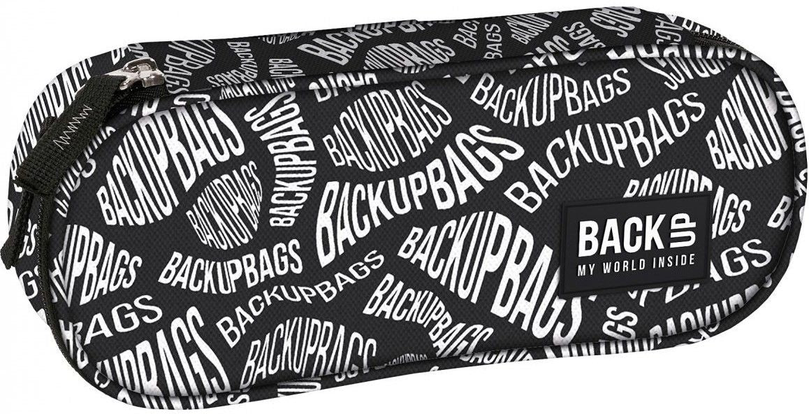 Овален ученически несесер BackUp A - Fonts