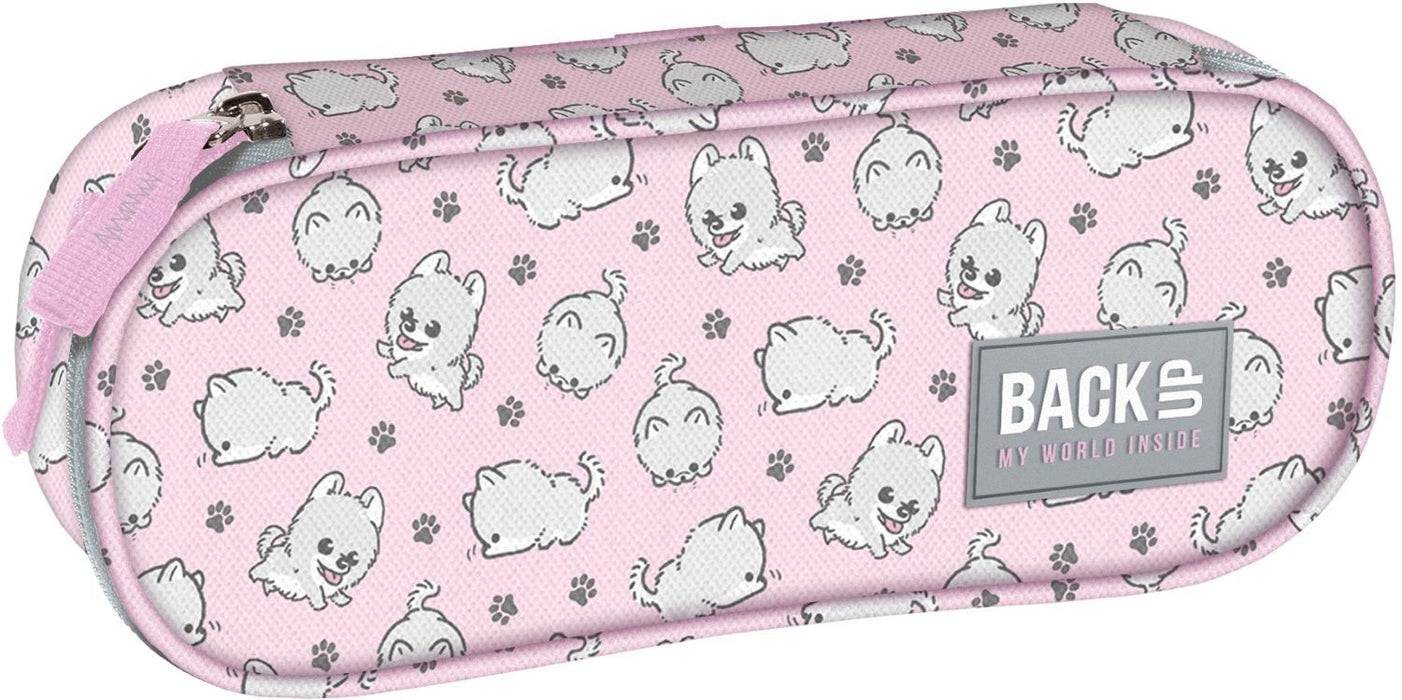 Овален ученически несесер BackUp A - Doggies