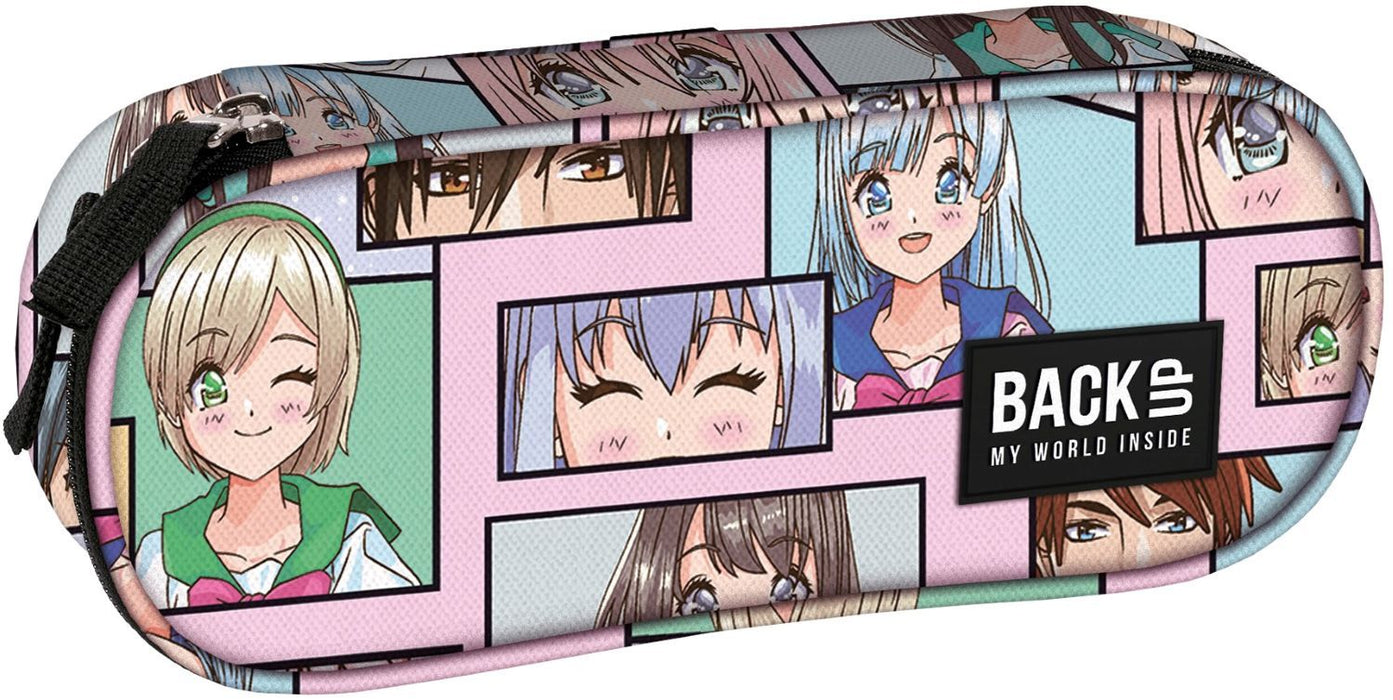 Овален ученически несесер BackUp A - Manga