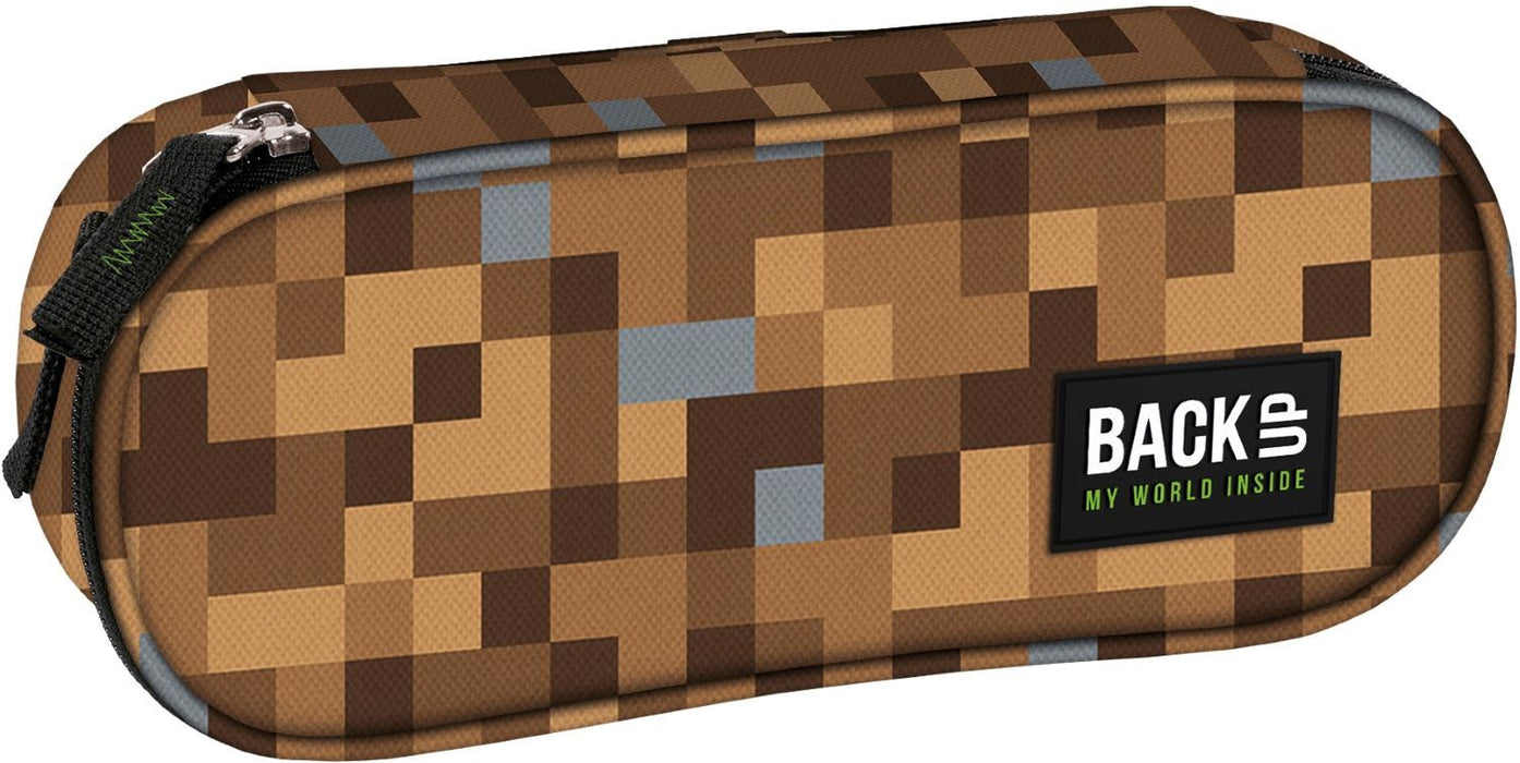 Овален ученически несесер BackUp A - Pixel Craft