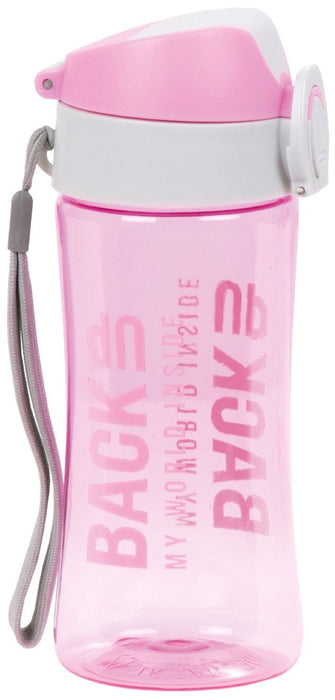 Бутилка за вода BackUp 5 - розова, 400 ml