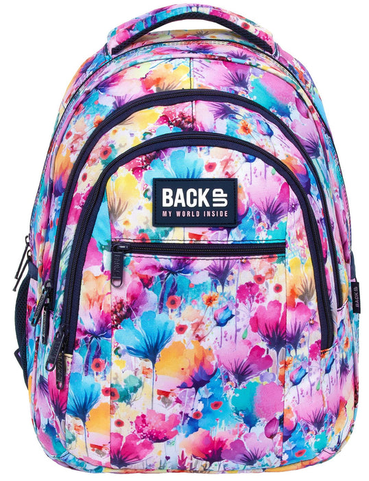 Ученическа раница Back Up O - Summer, с 3 отделения
