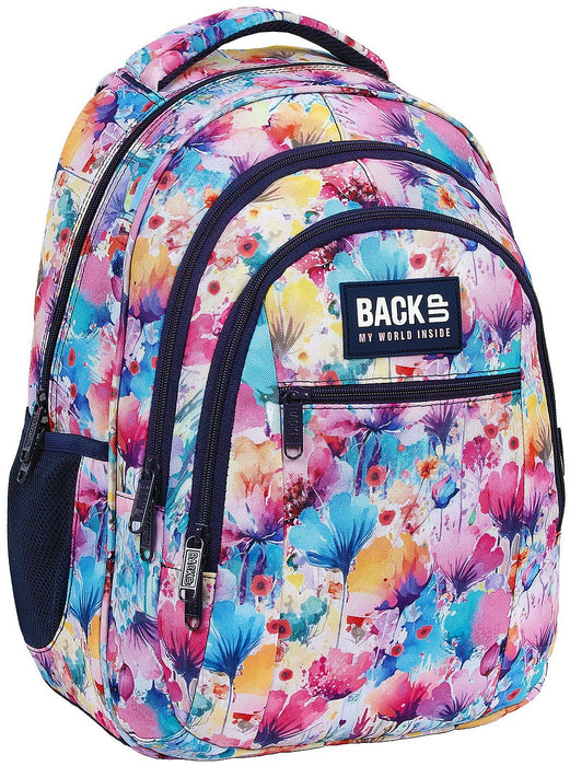 Ученическа раница Back Up O - Summer, с 3 отделения