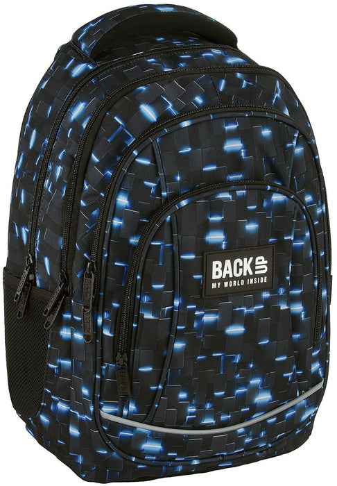 Ученическа раница Back Up A - Lights, с 3 отделения