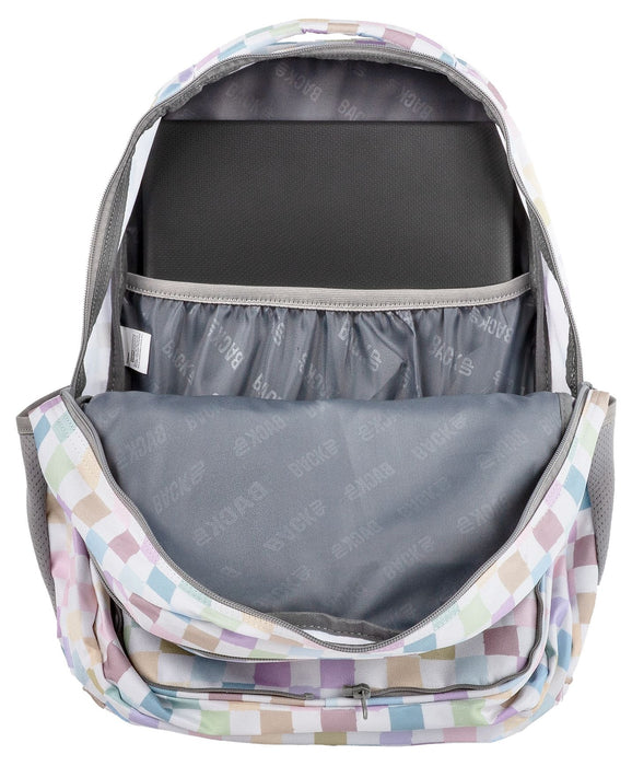 Ученическа раница BackUp 8 D - Pastel Checkered, с 3 отделения