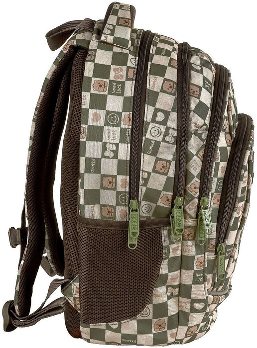 Ученическа раница BackUp 8 A - Cute Checkered, с 4 отделения