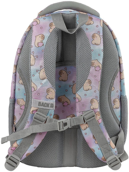 Ученическа раница BackUp 8 A - Capybara Dream, с 4 отделения
