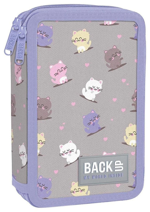 Несесер с пособия BackUp 8 DW - Kawaii Cats, 2 ципа