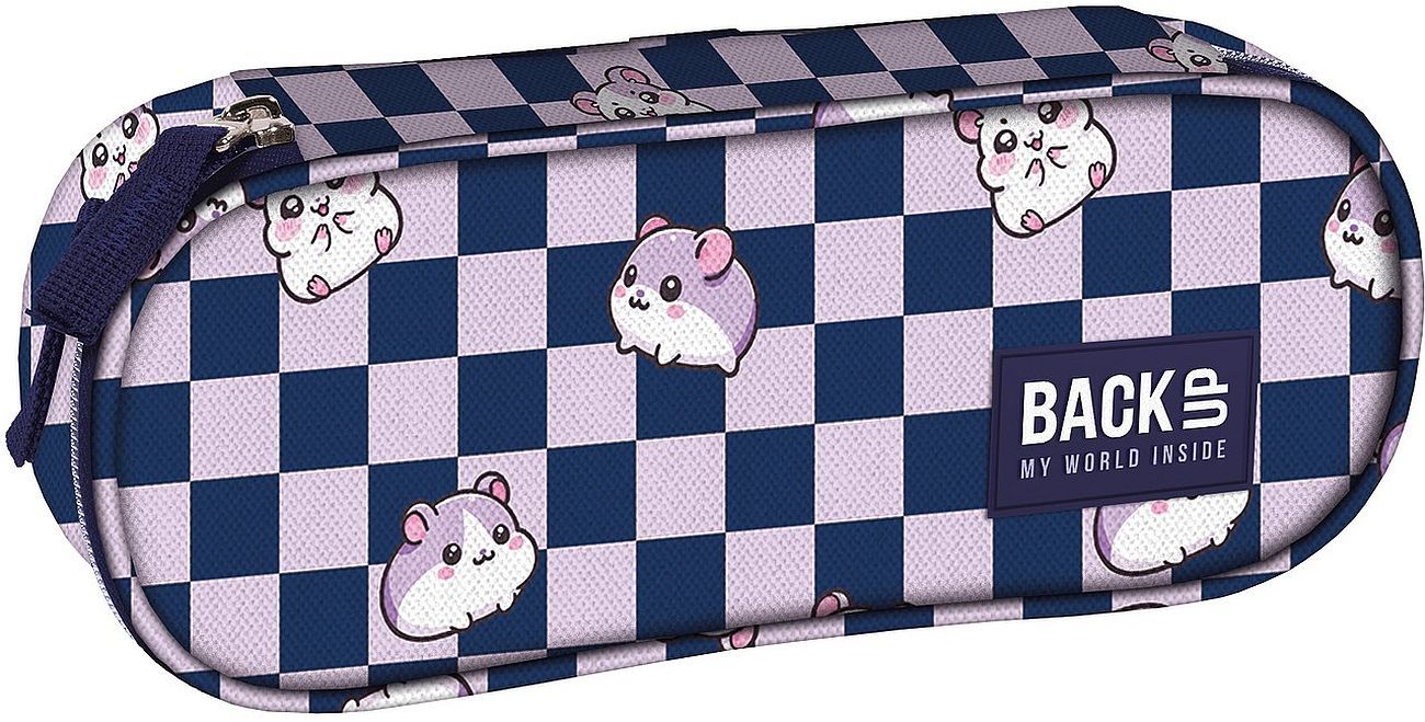 Овален несесер BackUp 8 A - Chessboard Hamsters
