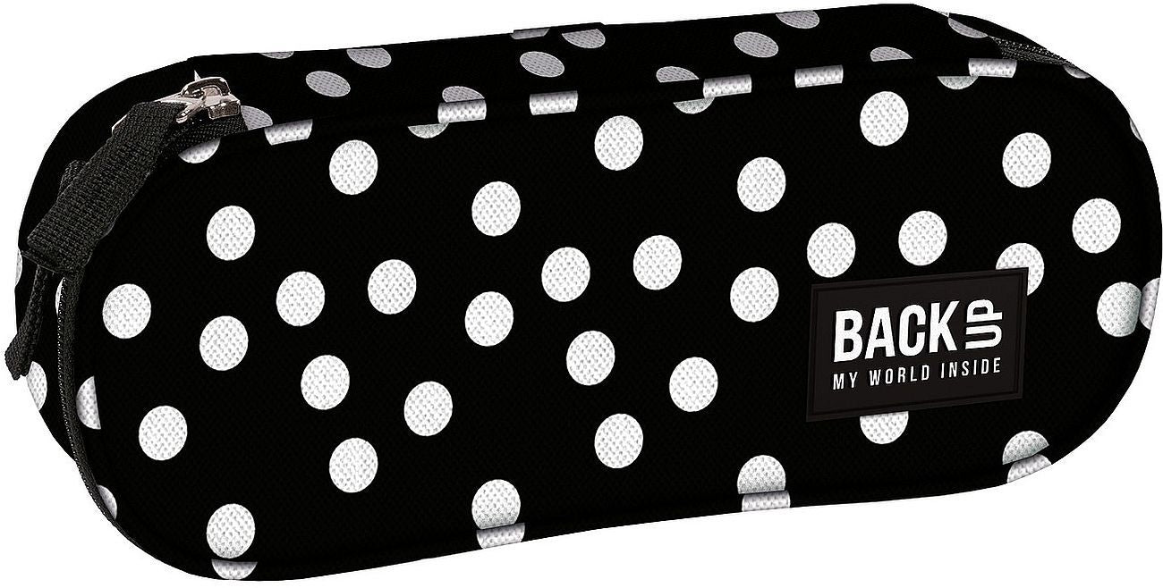 Овален несесер BackUp 8 A - Retro Polka Dot