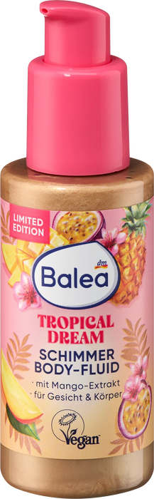 Блестящ флуид тяло Tropical, 75 ml