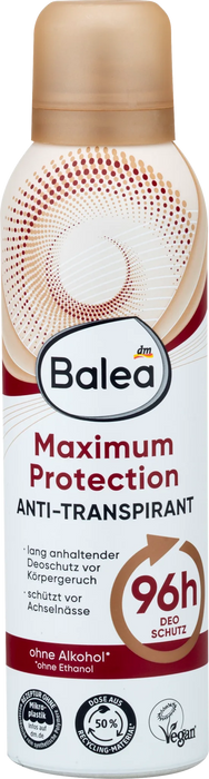 Део спрей против изпотяване Maximum Protection, 200 ml