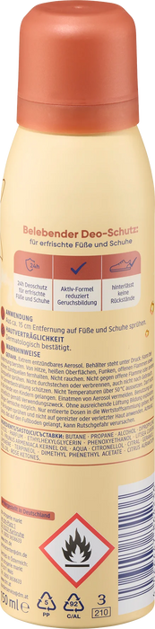 Део спрей за крака и обувки  Feel Well, 150 ml