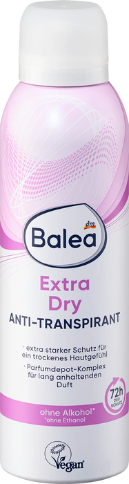 Део спрей за тяло Extra Dry, 200 ml