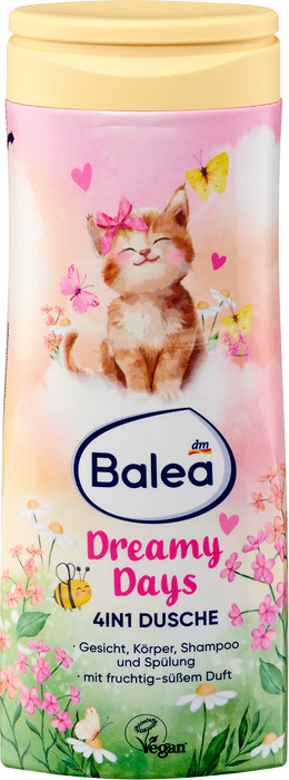 Детски душ гел 4в1 Dreamy Days, 300 ml