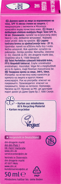 Дневен крем за лице Teint Perfektion Magic SPF 15, 50 ml