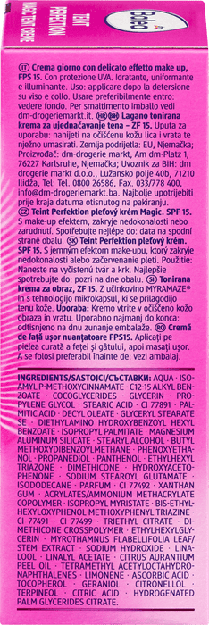 Дневен крем за лице Teint Perfektion Magic SPF 15, 50 ml