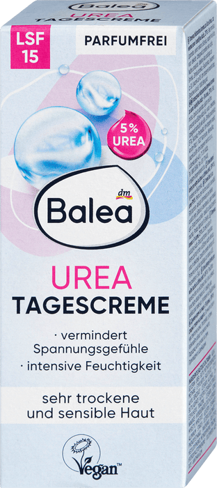 Дневен крем за лице Urea, SPF 15, 50 ml