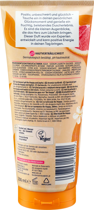 Душ гел Be Happy, 200 ml