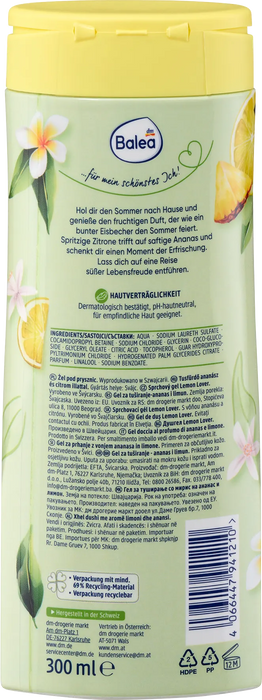 Душ гел Lemon Lover, 300 ml