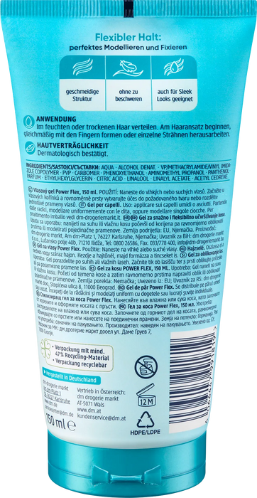Гел за коса Power Flex, 150 ml